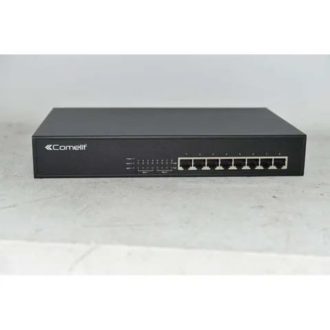 IPSWP080A Comelit Network Switch 8 X10/100/1000 Ports POE Gigabit RJ45 Max 140
