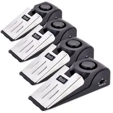 120DB Door Stop Alarm - Security Doorstop Wedge for Home, Travel & Apartment (4