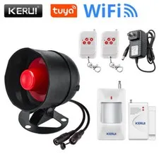KERUI Wireless Home Shop Alarm Security System Alert Garage Burglar Door Sensor