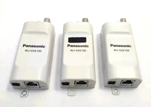 Lot of 3 Panasonic WJ-GXE100 Network Video Encoder PoE