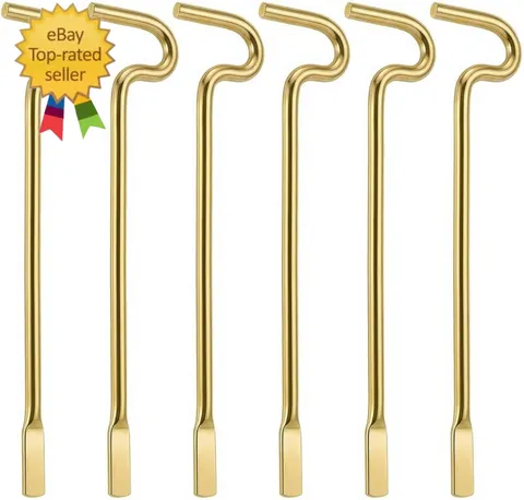 Interior Emergency Key for Bathroom Bedroom - 6 Pack