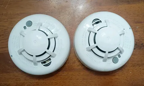 2GIG-SMKT3-345 Honeywell WIRELESS SMOKE HEAT SENSOR DETECTORS LOT OF 2
