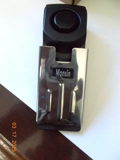 New Monsin Security Wedge Doorstop Alarm, 120dB for Home or Travel