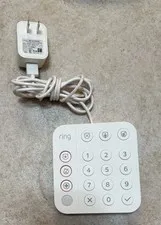 Ring (2nd Gen) White Wireless Z-Wave Home Security System Alarm Keypad