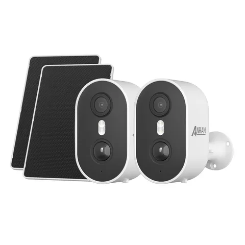 2K Solar Battery Security Camera Outdoor Wireless 2 Way Audio Color Night Vision
