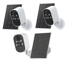 Wireless WiFi Solar Battery Camera Outdoor Waterproof 2-Way Audio Human Motion
