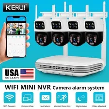 8CH Wireless NVR Kit 6MP Smart IP Cameras H.265+ Night Vision Home Surveillance