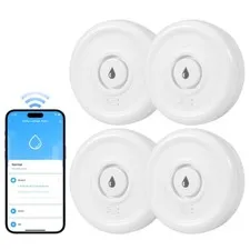Tuya Smart WIFI Water Leak Sensor Alarm Flood Leakage Detector Overflow Alert