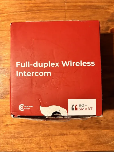 Ho-Smart Black (2) Way Communication Home Full Duplex Wireless Intercom