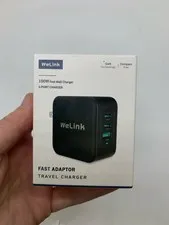 NIB WELINK 3 PORT FAST ADAPTOR TRAVEL CHARGER.