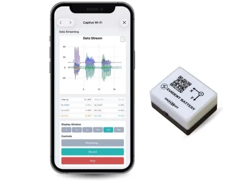 Wi-Fi Vibration & Motion Sensor up to 6.66kHz | 6-Axis IMU (Accelerometer + Gyro