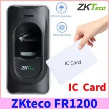 ZKteco FR1200 biometric Access Control Fingerprint Exit Reader IP65 With IC Card