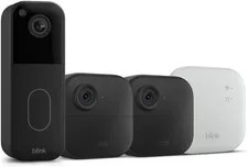 Blink Outdoor4 Wireless Camera Security & Blink Video Doorbell Bundle New Sealed