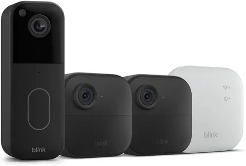 Blink Outdoor4 Wireless Camera Security & Blink Video Doorbell Bundle New Sealed
