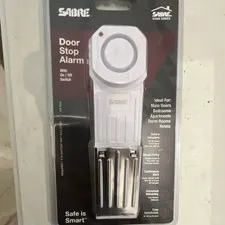 SABRE Home Series Door Stop Alarm 120 dB On/Off Low Battery Indicator HS-DSA