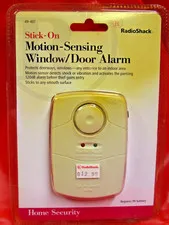 New Radio Shack Stick On Window Door Alarm, Motion-Sensing, 49-407