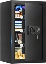 5.2 Cuft Large Safes Fire Waterproof, Security Fire Safe Box for Home with Progr