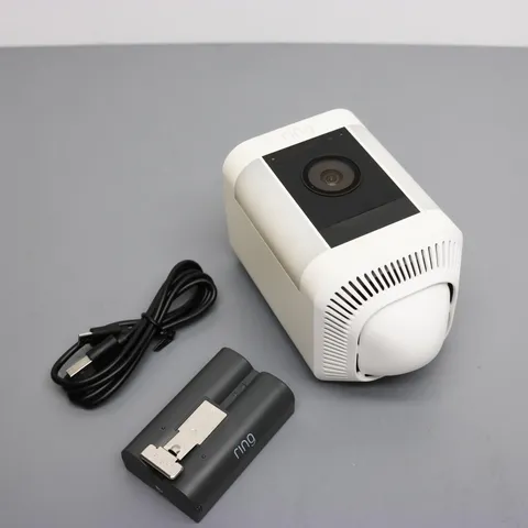 Ring Spotlight Cam Plus Outdoor/Indoor Wireless 1080p Camera White