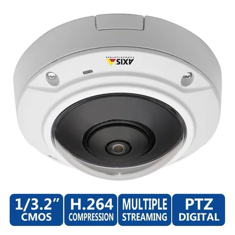 Axis M30 M3007-PV IP Network Security Camera 360/180 Panoramic View NEW