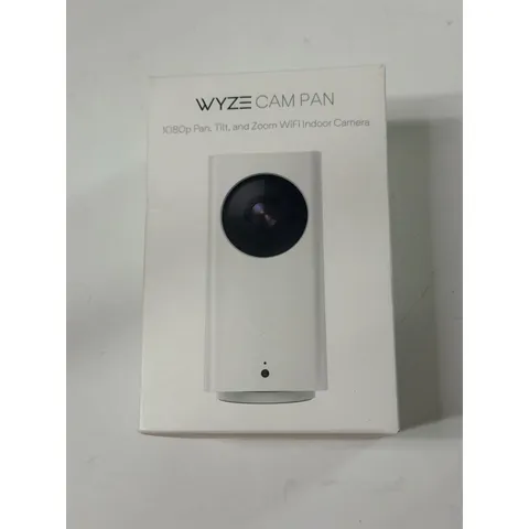 Wyze Cam Pan 1080p WiFi Indoor Smart Home Camera White WYZECP1 Pan Tilt Zoom