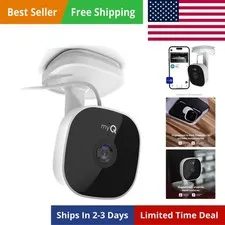 myQ Smart Garage Security Camera – 1080p HD Video, Night Vision, Motion Detec...