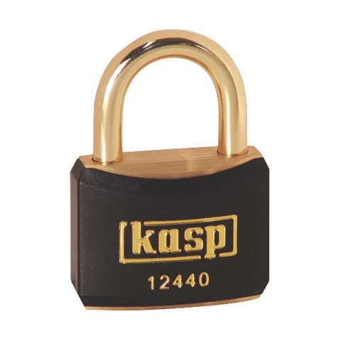 Kasp K12440BLAA1 Brass Lock - 40mm - Brass Lock - Black - KA24401