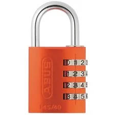 ABUS 145/40 Orange Combination Padlock,1 4/5in,Rectgle,Orge 5JKU2