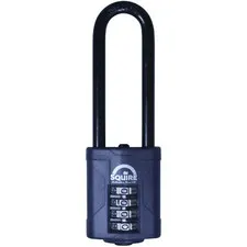Squire CP40/2.5 Combined Lock 4 Wheels 40mm Extra Long Hook 63mm
