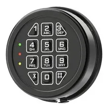 Electronic Safe Lock Replacement Keypad with Solenoid Lock, Gun Safe Lock with P