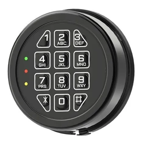 Electronic Safe Lock Replacement Keypad with Solenoid Lock, Gun Safe Lock with P