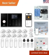 PG108 Alarm System for Home Security,WiFi+GSM 4G DIY Alarm Kit with Phone APP...
