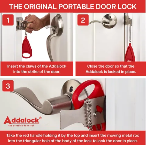 Hone Trip Add-a-lock Security Door Jam