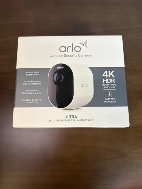 Arlo Ultra Add-On Security Camera 4K HDR 3rd Gen 2025 Wireless Outdoor *SEALED*