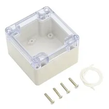 LeMotech ABS Plastic Junction Box Dustproof Waterproof 3.3"x3.2"x2.2", Clear 