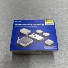 Wyze Home Monitoring Bundle Hub Keypad Motion 2 Entry Sensors System Kit