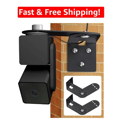 2-Pack Metal Corner Bracket Mounts for Wyze Cam - Easy Installation Accessory