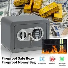 Caja Fuerte Grandes Cajas Fuertes Digitales De Seguridad Contra Fuego Dinero NEW