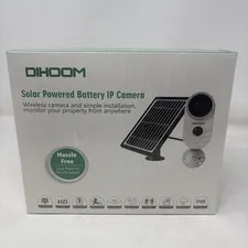 Solar Security Camera Wireless 1080P Rechargeable Battery Powered WiFi Camera