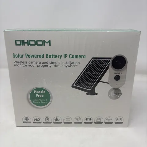 Solar Security Camera Wireless 1080P Rechargeable Battery Powered WiFi Camera