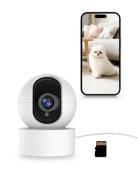 Camera for Home Security Indoor, WiFi Home Security Camera 1080P Two-Way Audi...