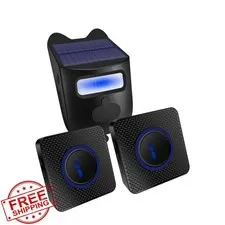 Generic Solar Infrared Sensor Doorbell 1 Sensor 2 Receiver