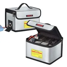 Lipo Safe Bag Fireproof, 21.5 X 15 X 14cm, 21.5 x 15 x 14 cm, Pouch