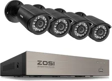 3K Lite Security Camera System Indoor Outdoor,Ai Human/Vehicle Detection,Night V