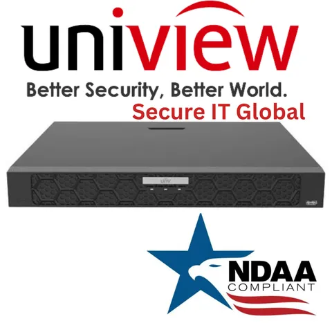 UNV 16-Ch 16MP 2 SATA HDDs Audio NDAA Uniview Security Surveillance Recorder NVR
