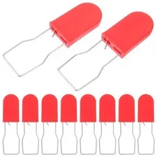 50 Pcs Anti Tamper Padlock Security Plastic Seals Numbered Wire Padlocks