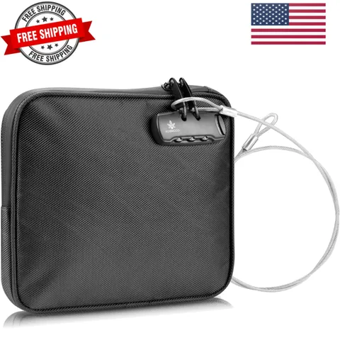 Beach Locking Bag, 9x7.5 Inch Portable Safe for Phone, Wallet, Keys | Anti-Th...