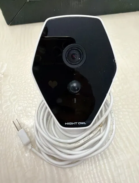 Night Owl WNIP2LTA Wired IP Indoor Surveillance Camera 1080p Mic White/Black