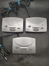 RadioShack 43-3105 3-Station FM Intercom System Lot of 3 Silver AC 120V 6W WORKS
