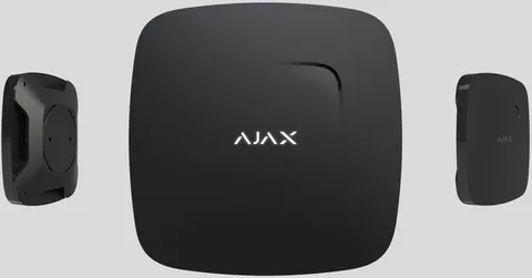 AJAX Wireless indoor smoke and heat detector with a built-in buzzer B/black