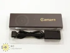 WKX 2K GooseNeck HD Camera w/ Battery Security Camera (Black)